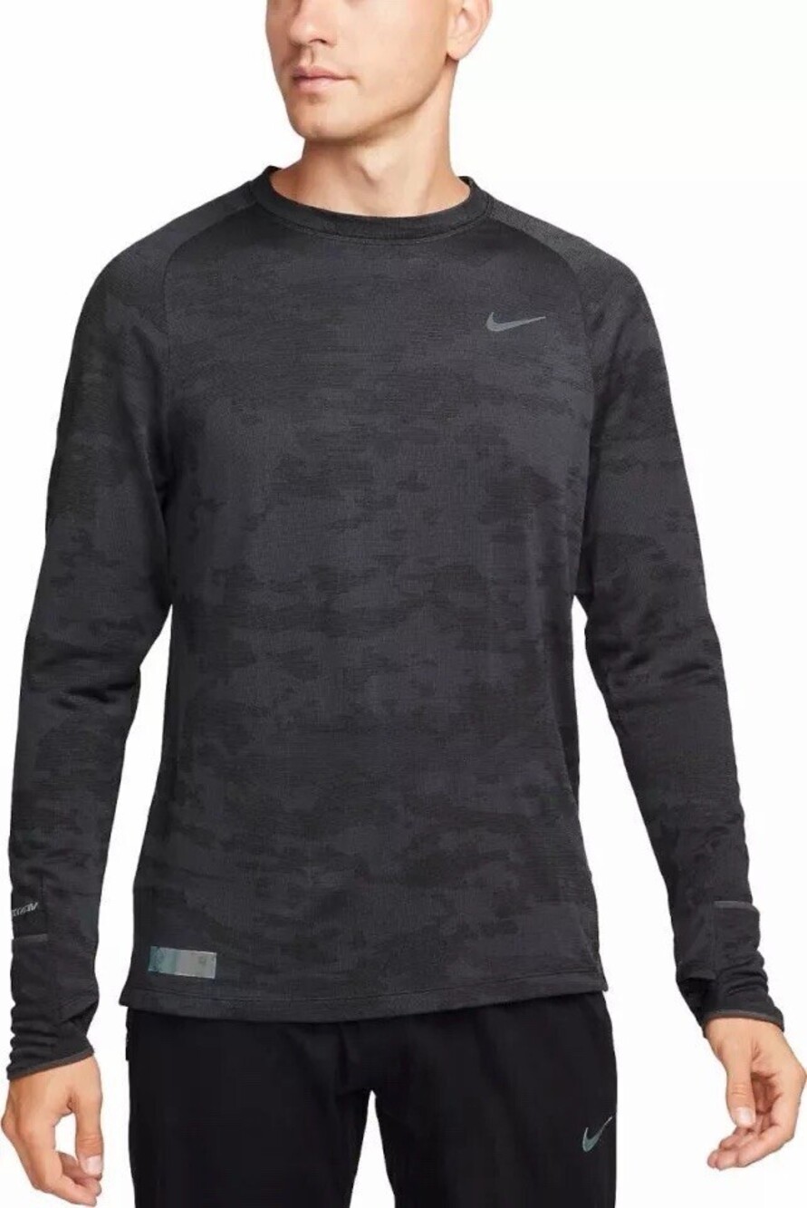 Size Medium Nike Shirt Therma-FIT ADV Running Division Long Sleeve FB8538-010
